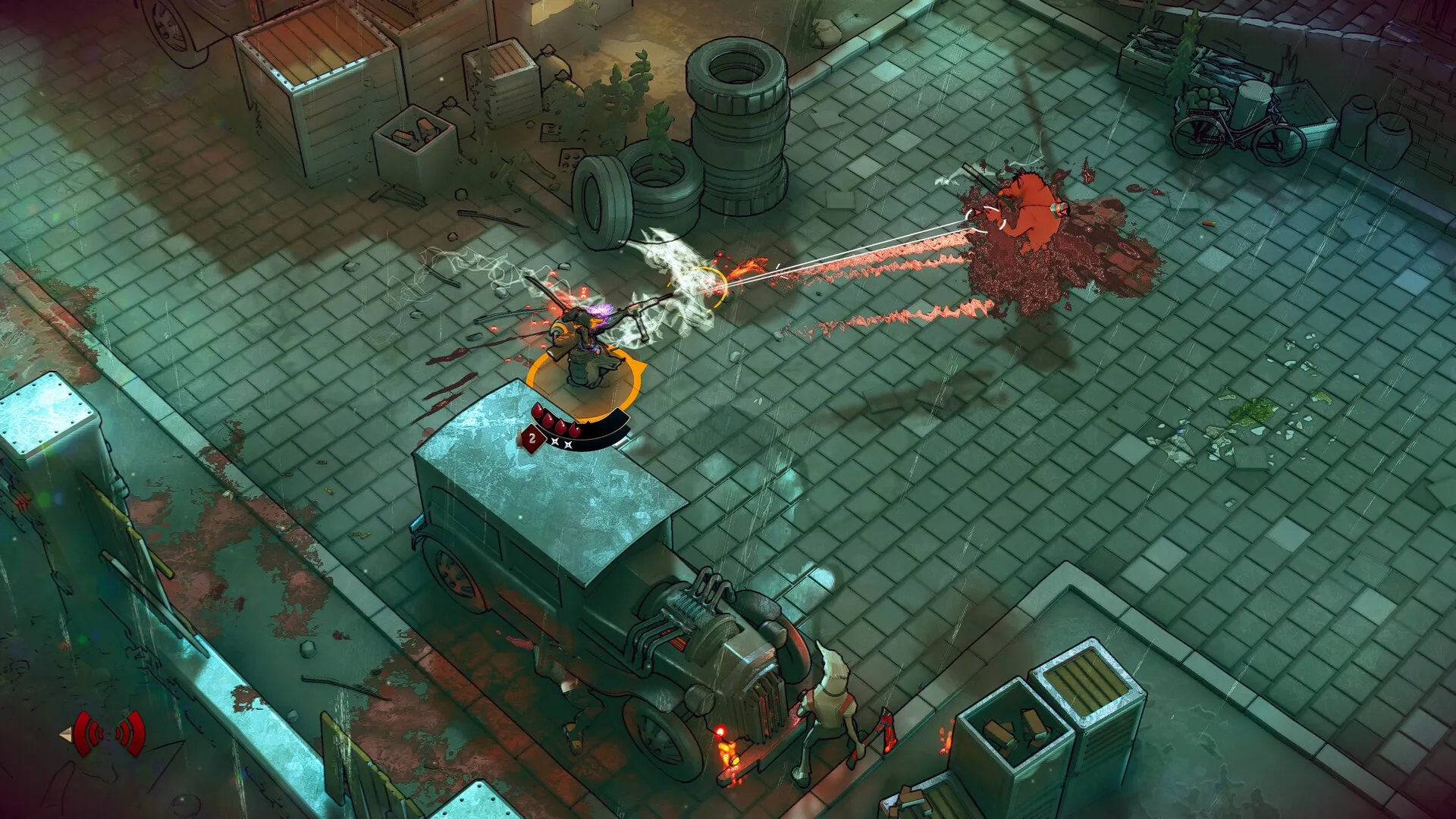 Cursed Blood: Screenshot showing game interface and gameplay elements