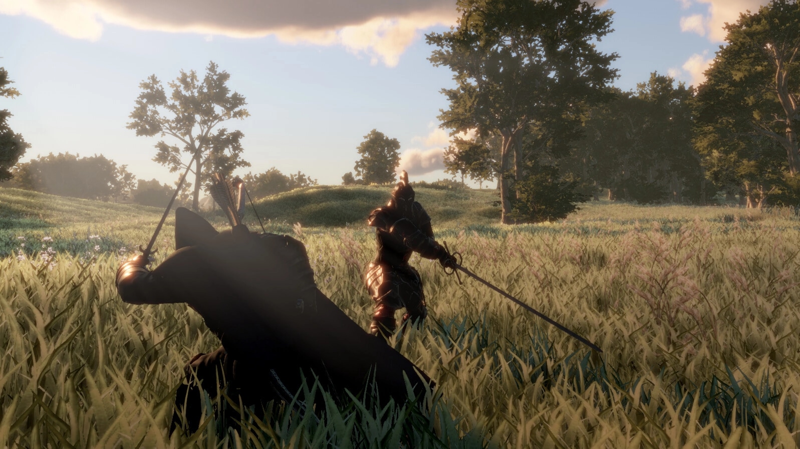 Elengard: Screenshot showing game interface and gameplay elements