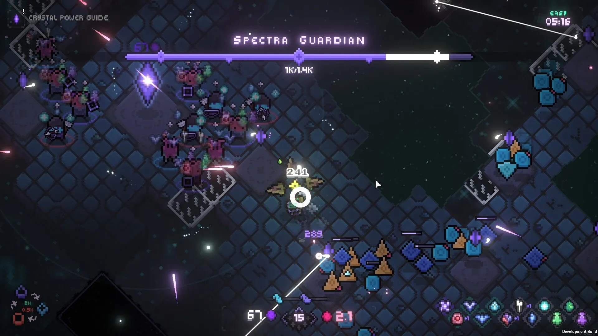 Everwarder: Battle scene with player defending against enemies and Spectra Guardian on a grid layout
