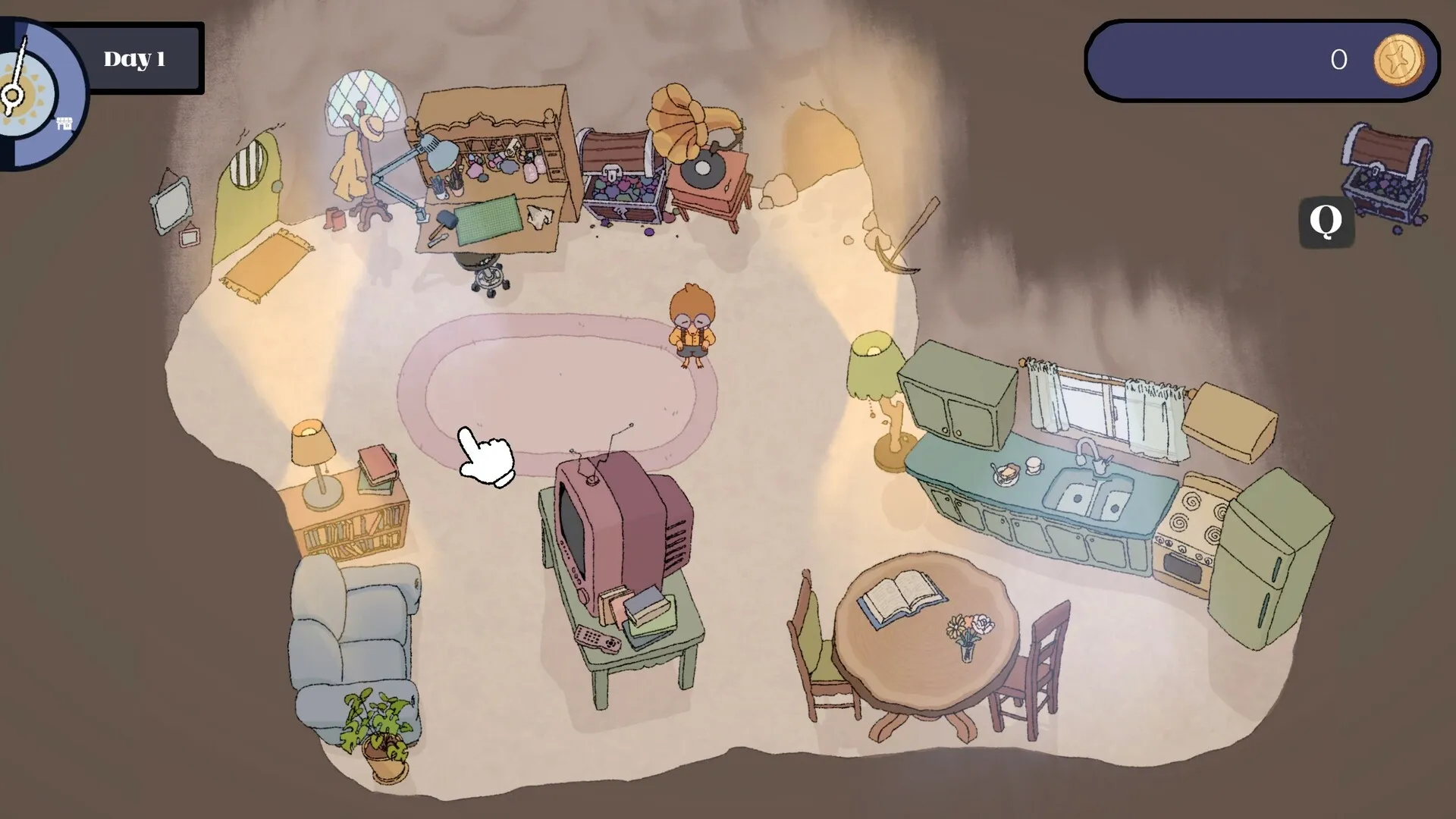 Gemporium: Screenshot showing game interface and gameplay elements