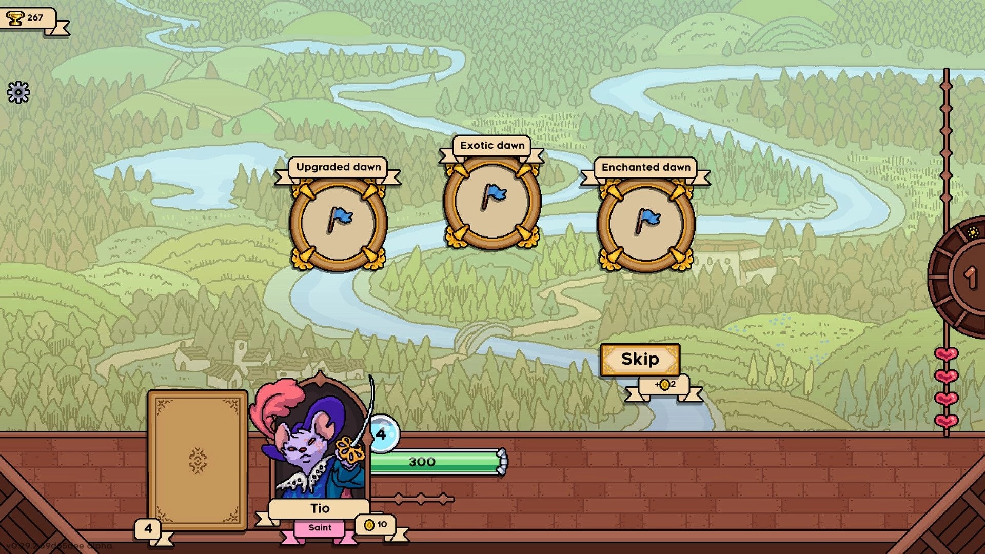 Grail: Screenshot showing game interface and gameplay elements