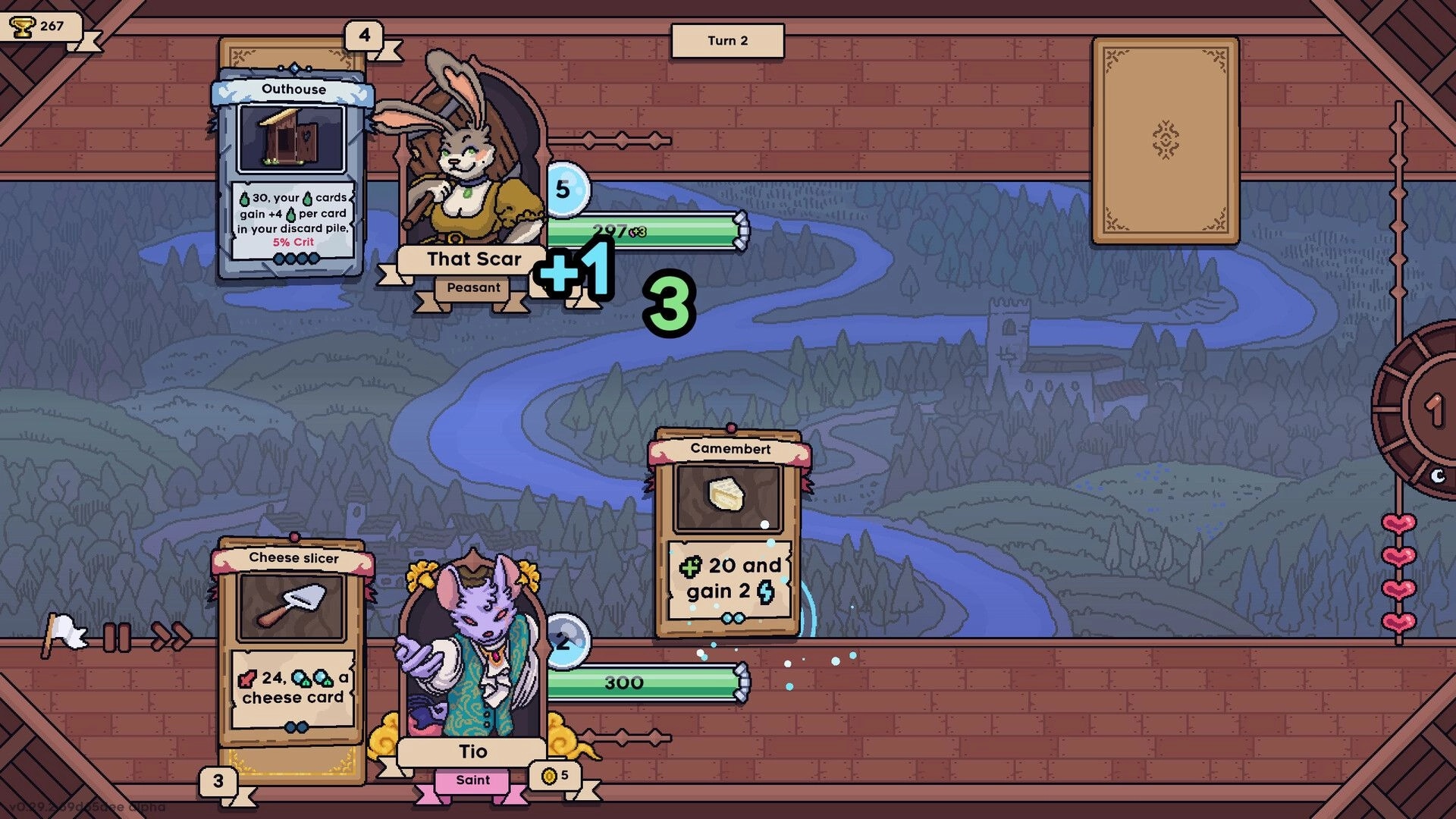 Grail: Screenshot showing game interface and gameplay elements