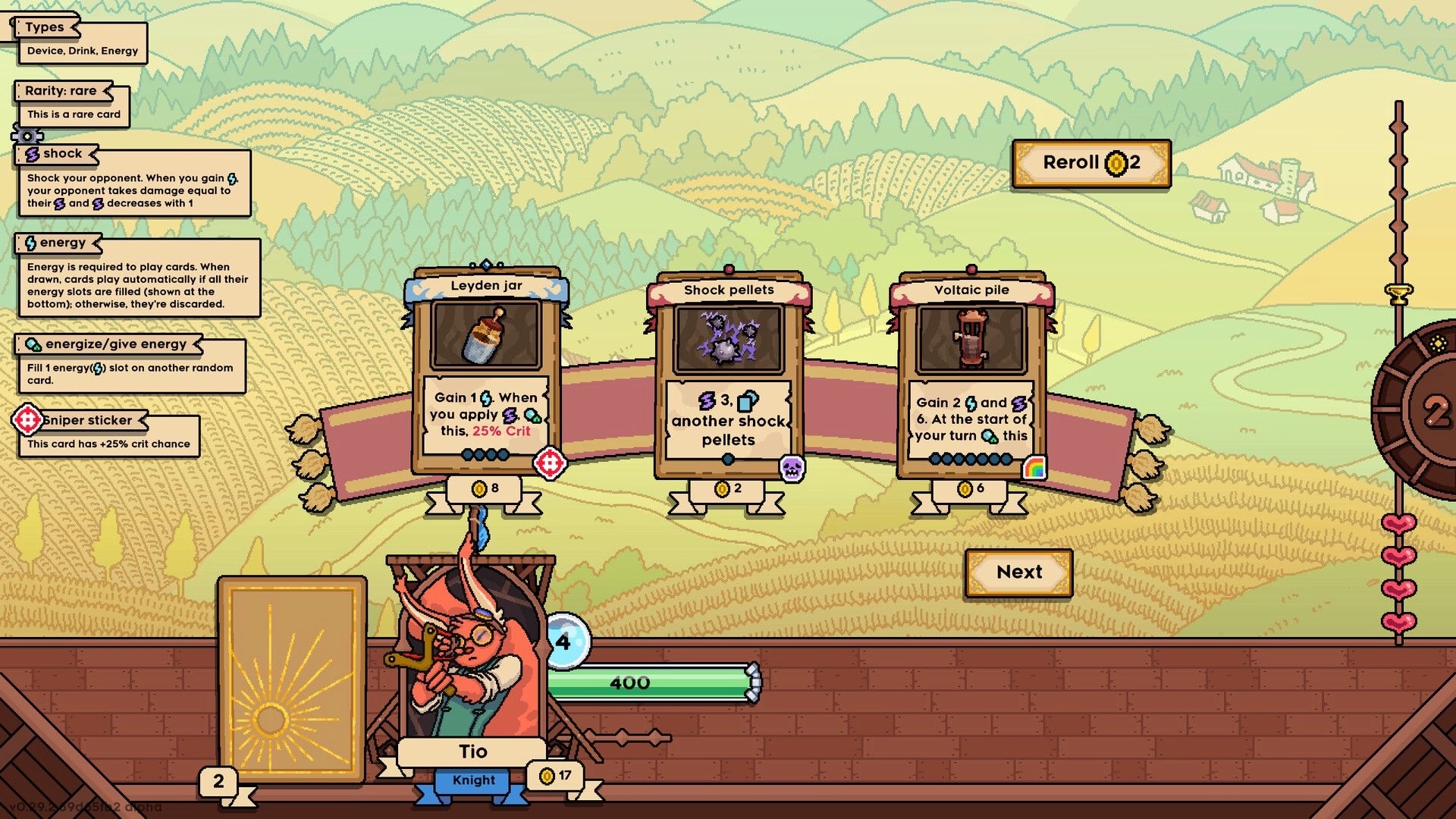 Grail: Screenshot showing game interface and gameplay elements