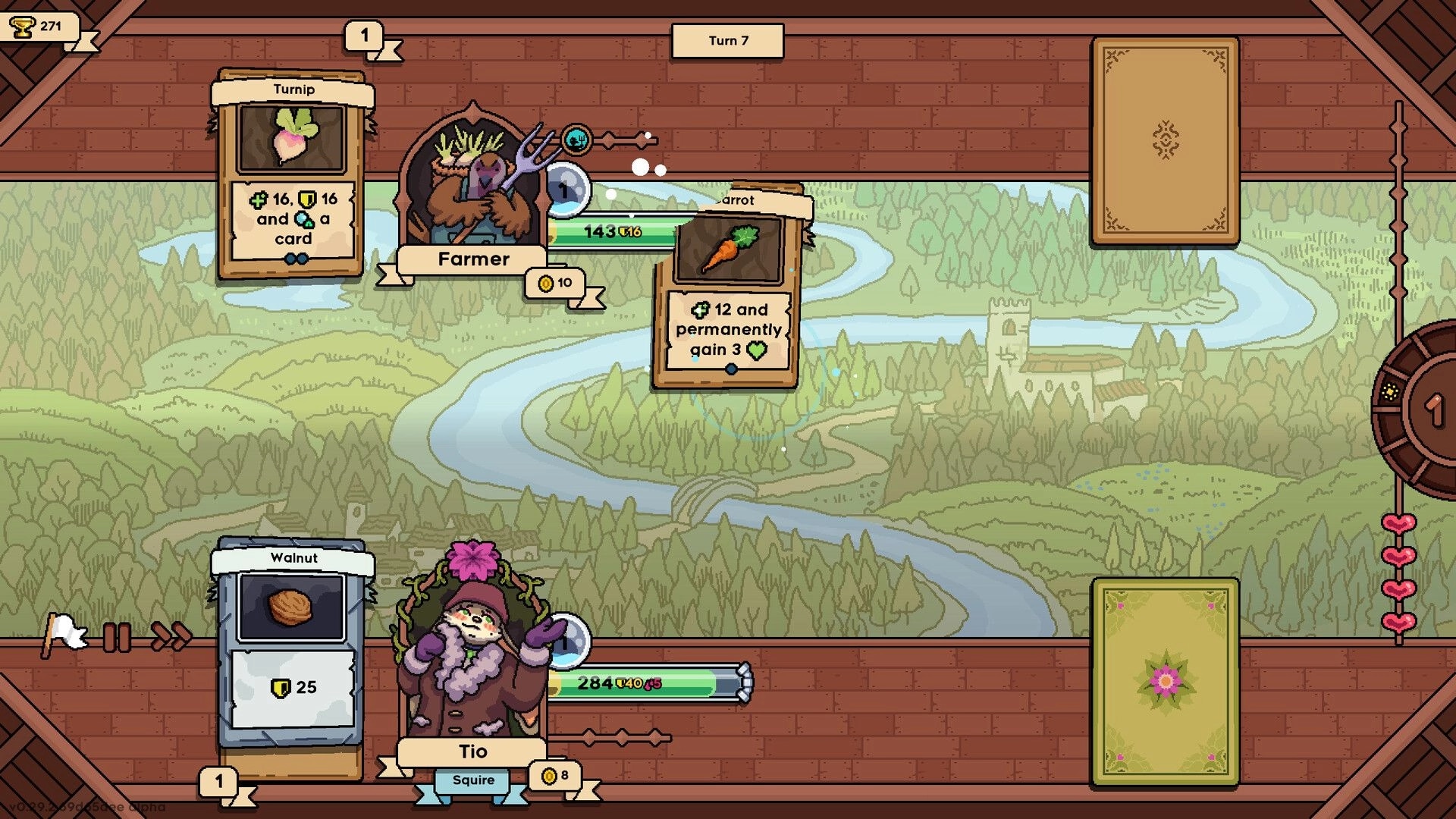 Grail: Screenshot showing game interface and gameplay elements