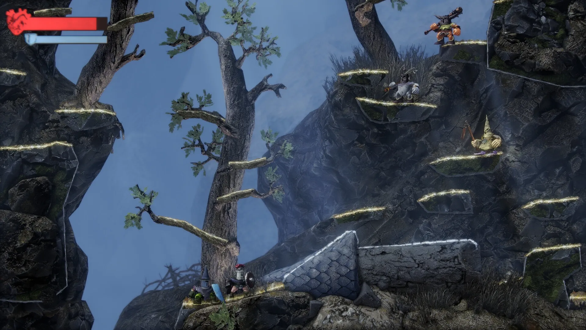 JUMP KING QUEST: Screenshot showing game interface and gameplay elements