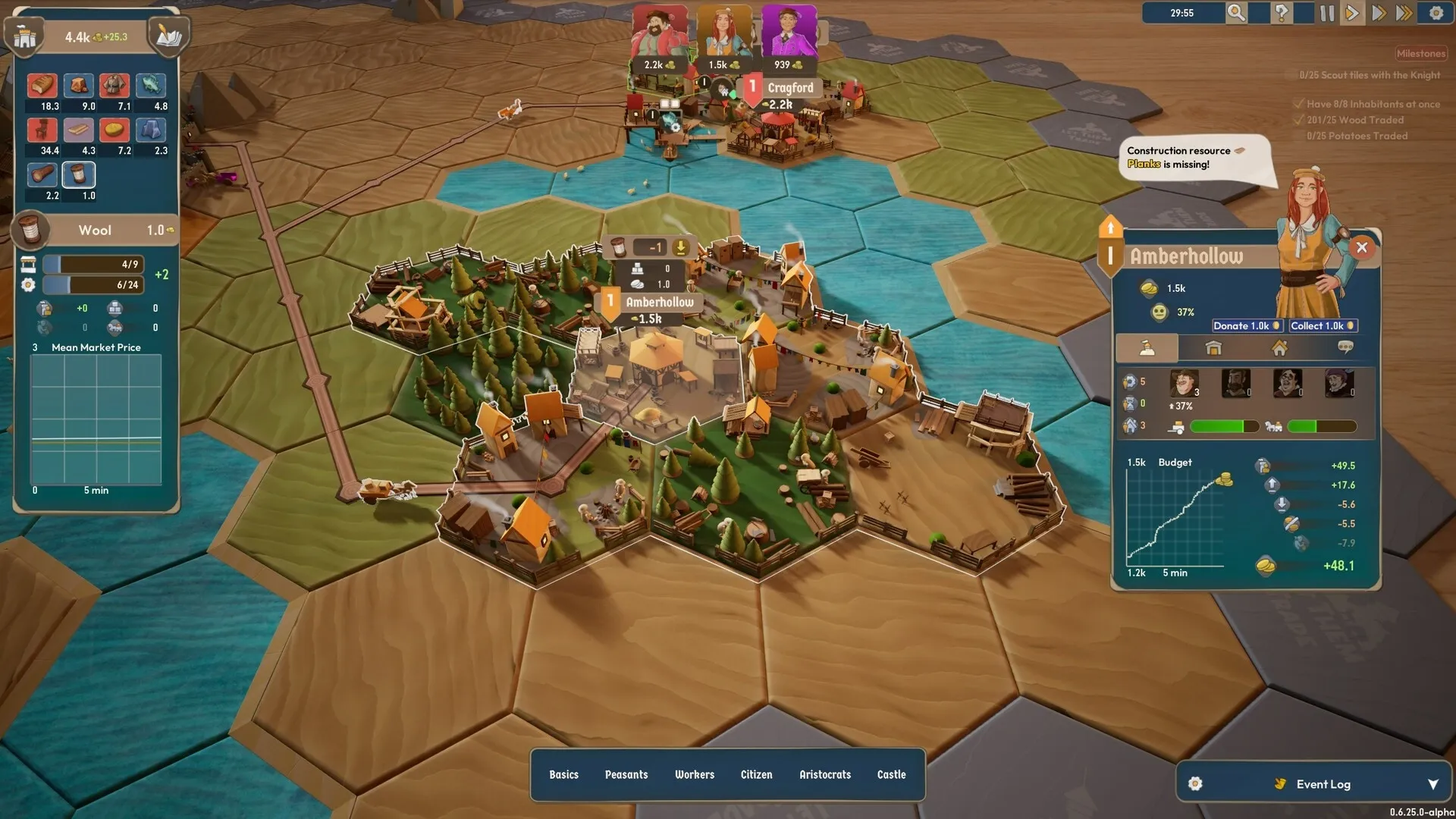 Let Them Trade: Screenshot showing game interface and gameplay elements