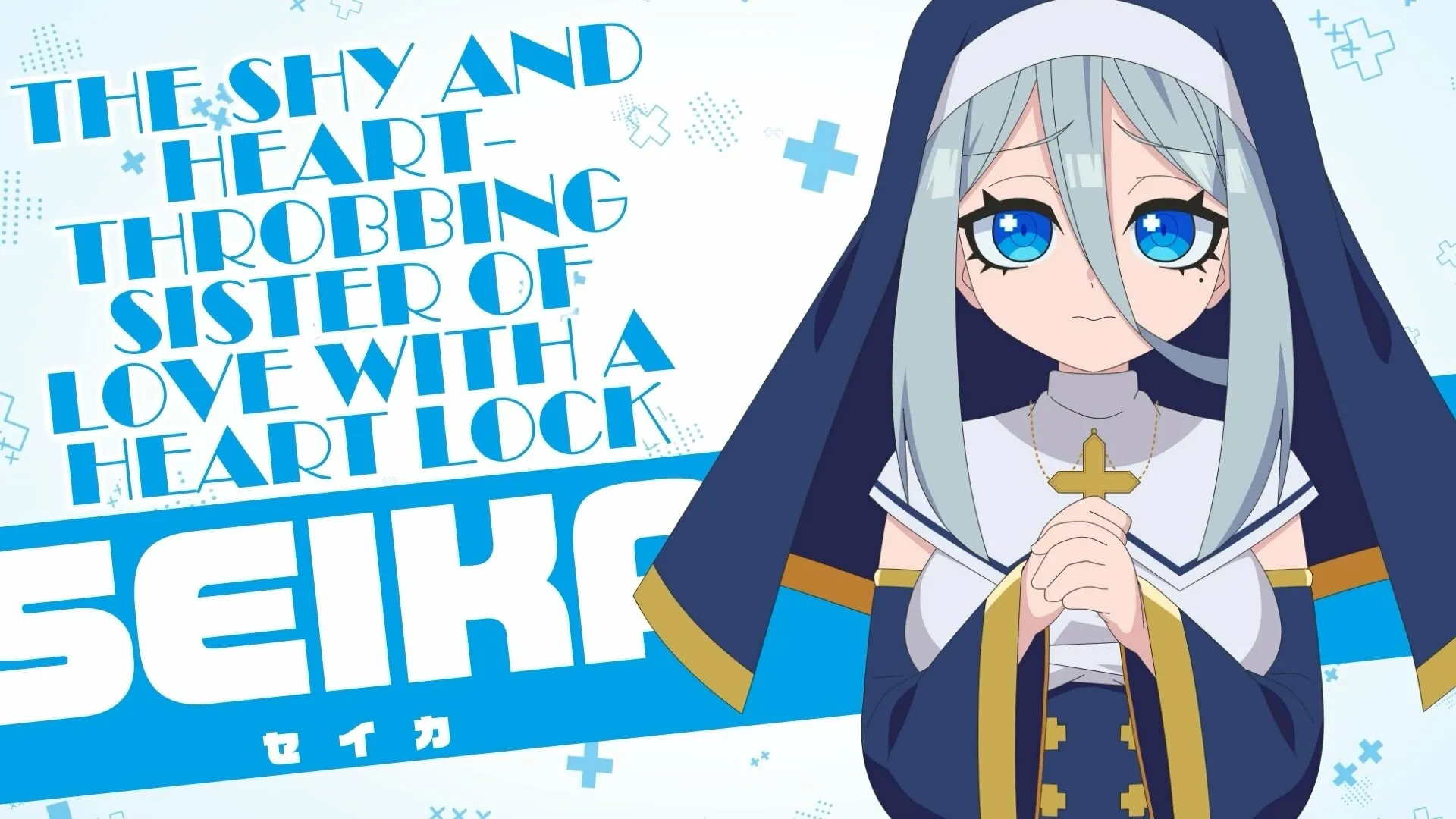 MOMO Crash: Seika character introduction with bold text and blue-themed background design