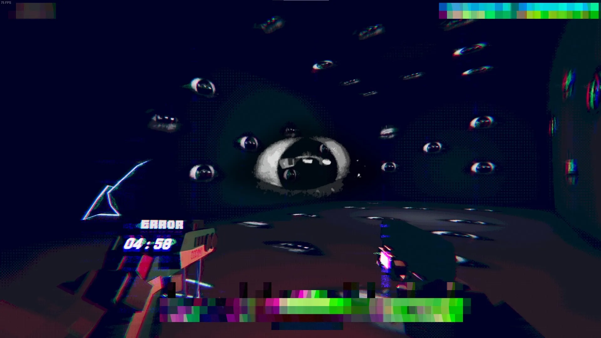 ODDCORE: Screenshot showing game interface and gameplay elements