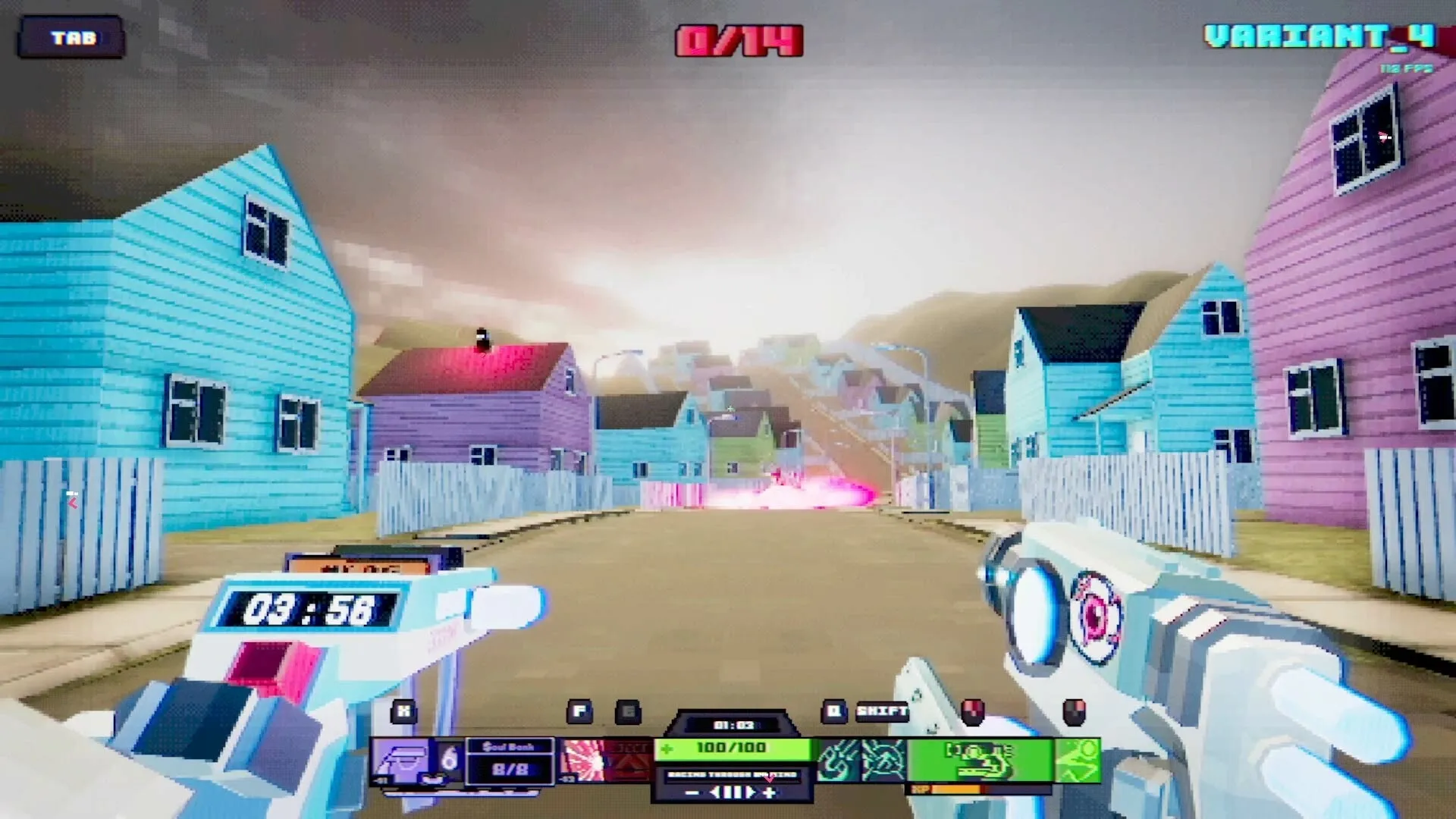 ODDCORE: Screenshot showing game interface and gameplay elements