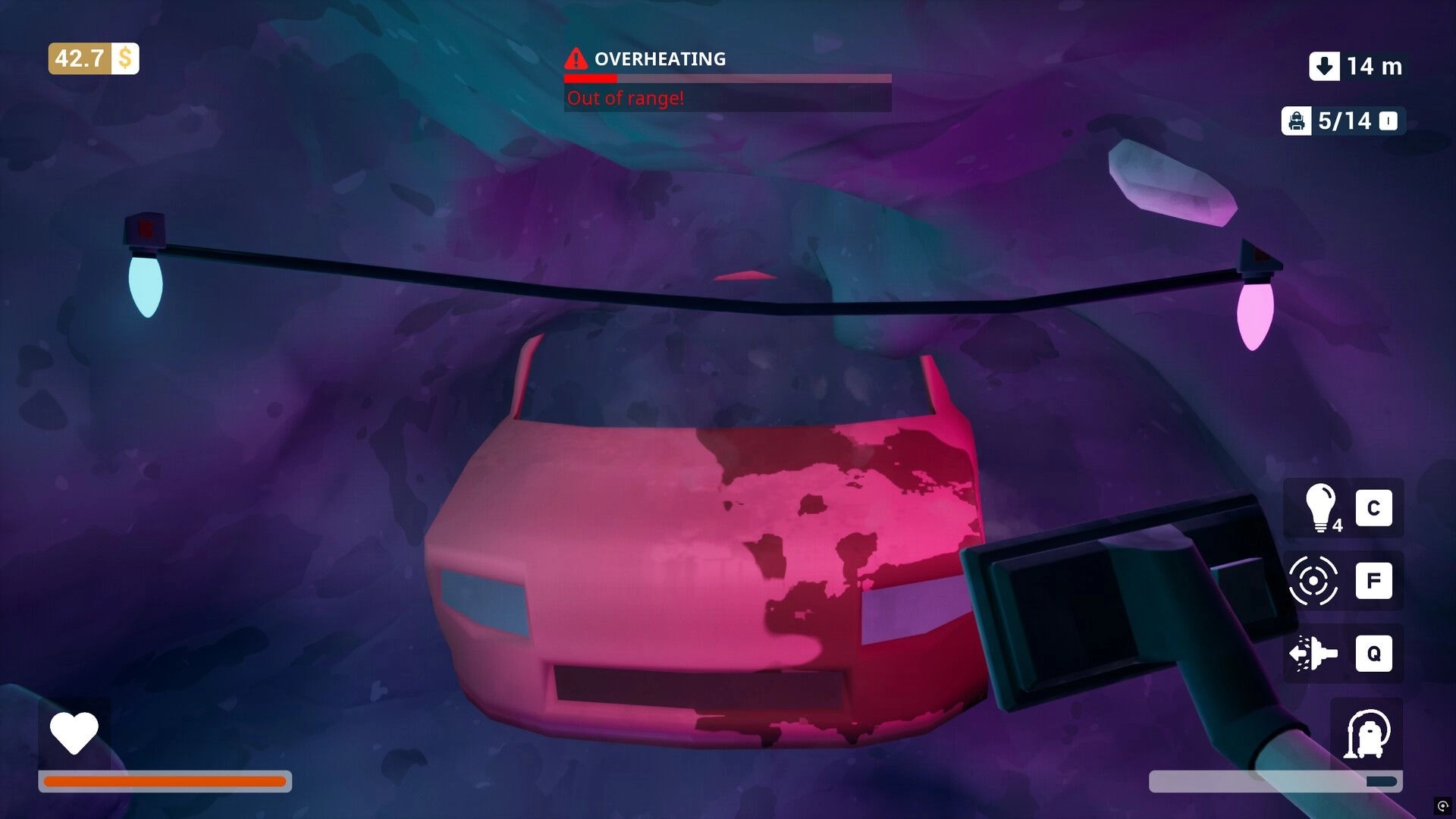 One Man´s Trash: Screenshot showing game interface and gameplay elements