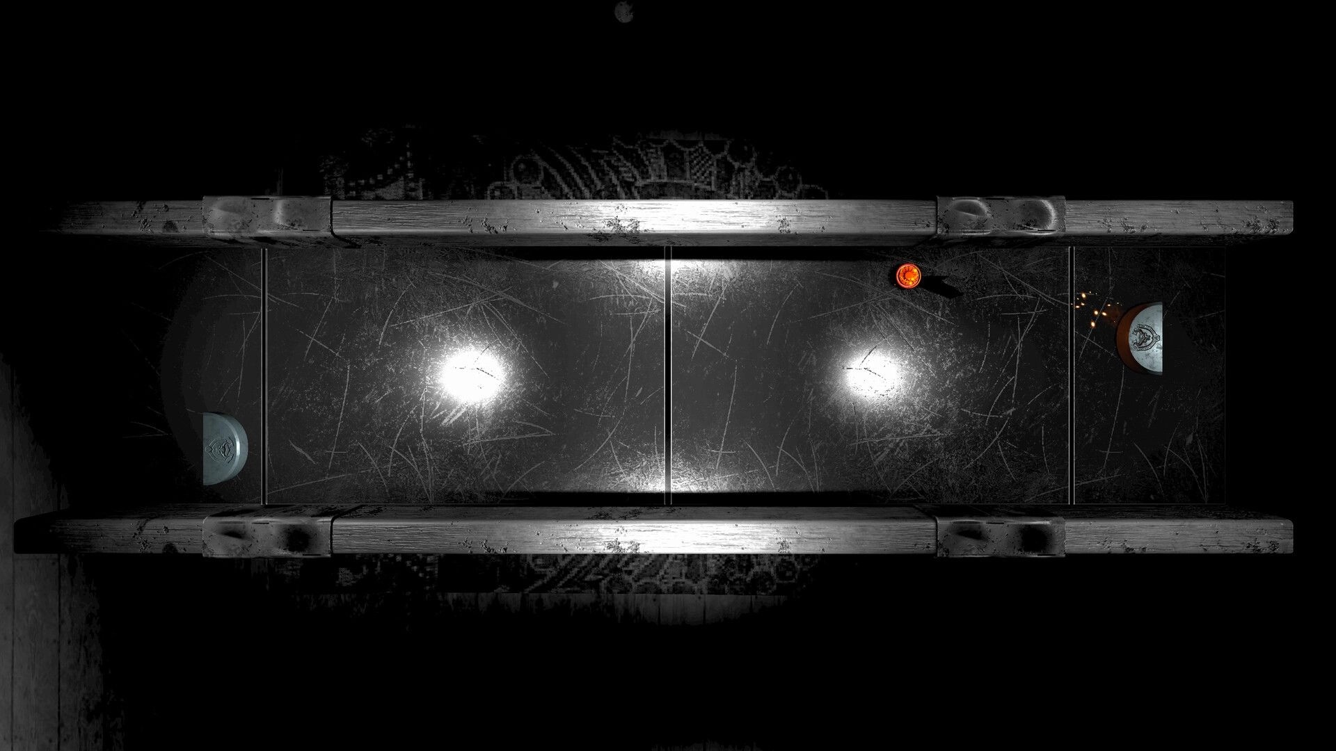 Puck'n Hell: Screenshot showing game interface and gameplay elements