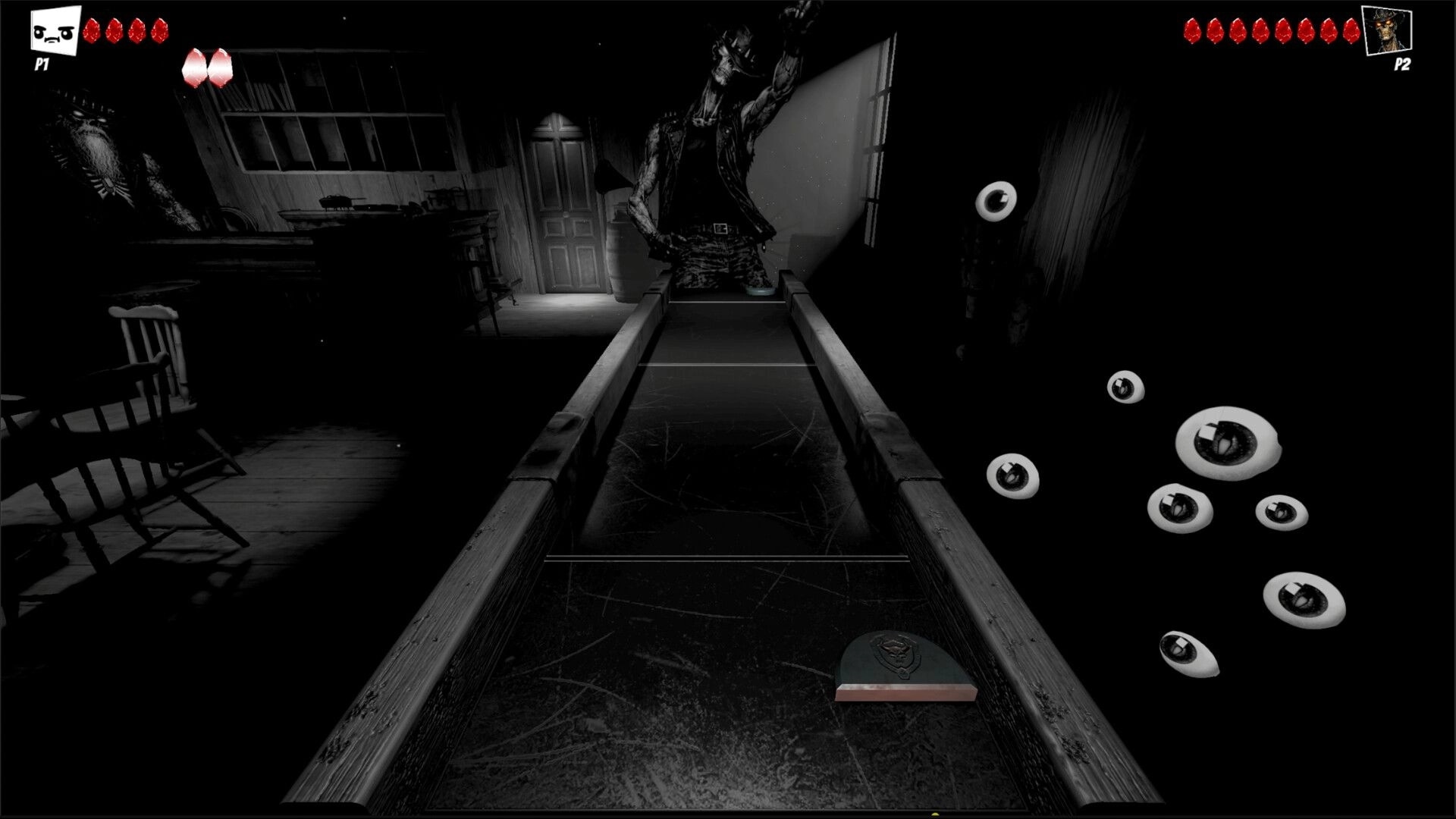 Puck'n Hell: Screenshot showing game interface and gameplay elements