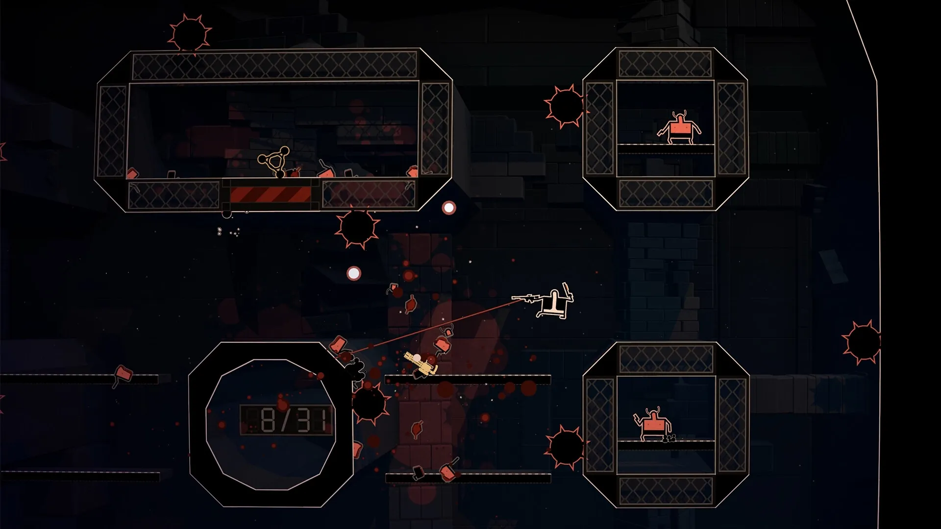 Shotgun Cop Man: Screenshot showing game interface and gameplay elements