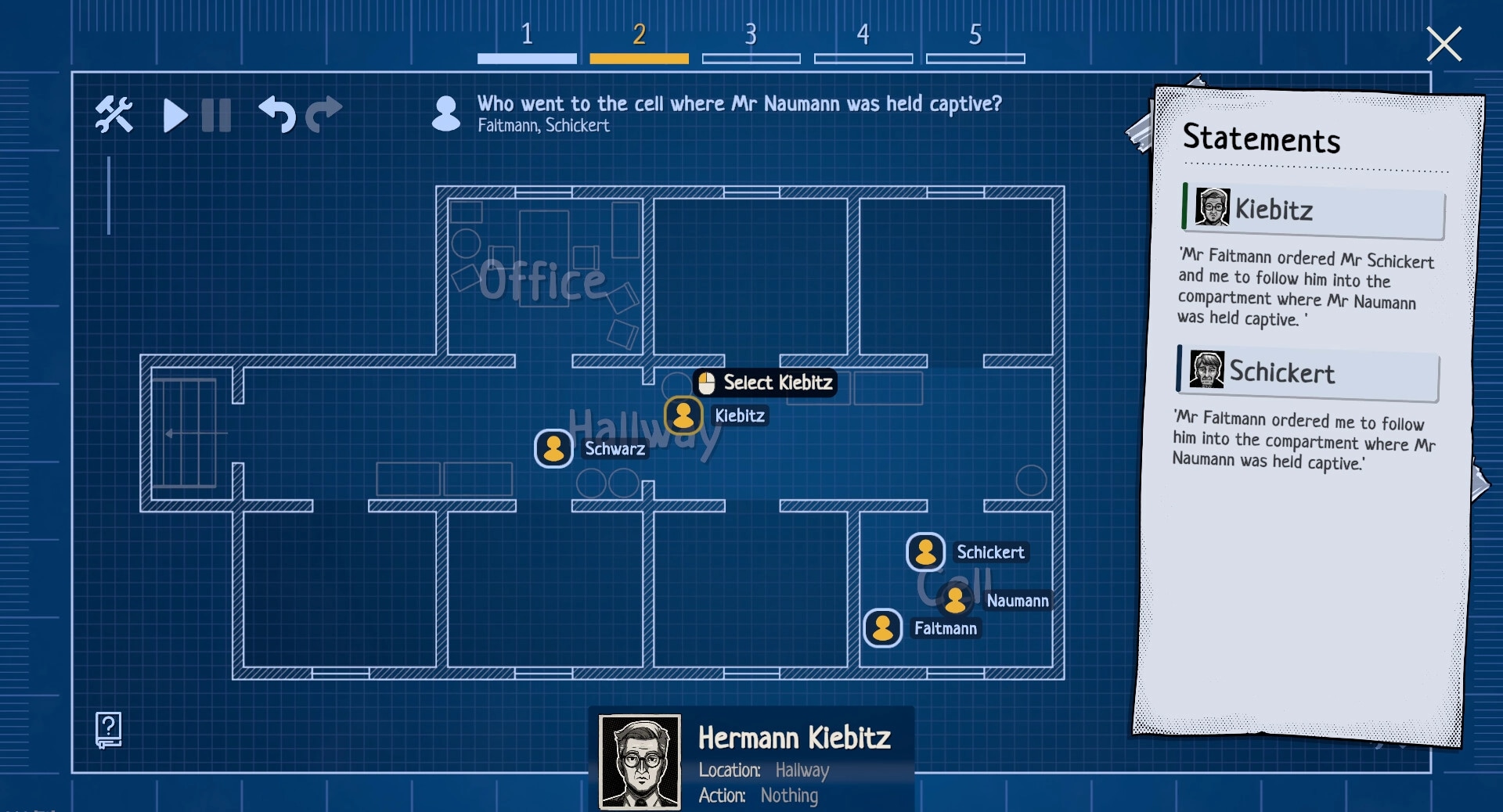 The Darkest Files: Screenshot showing game interface and gameplay elements