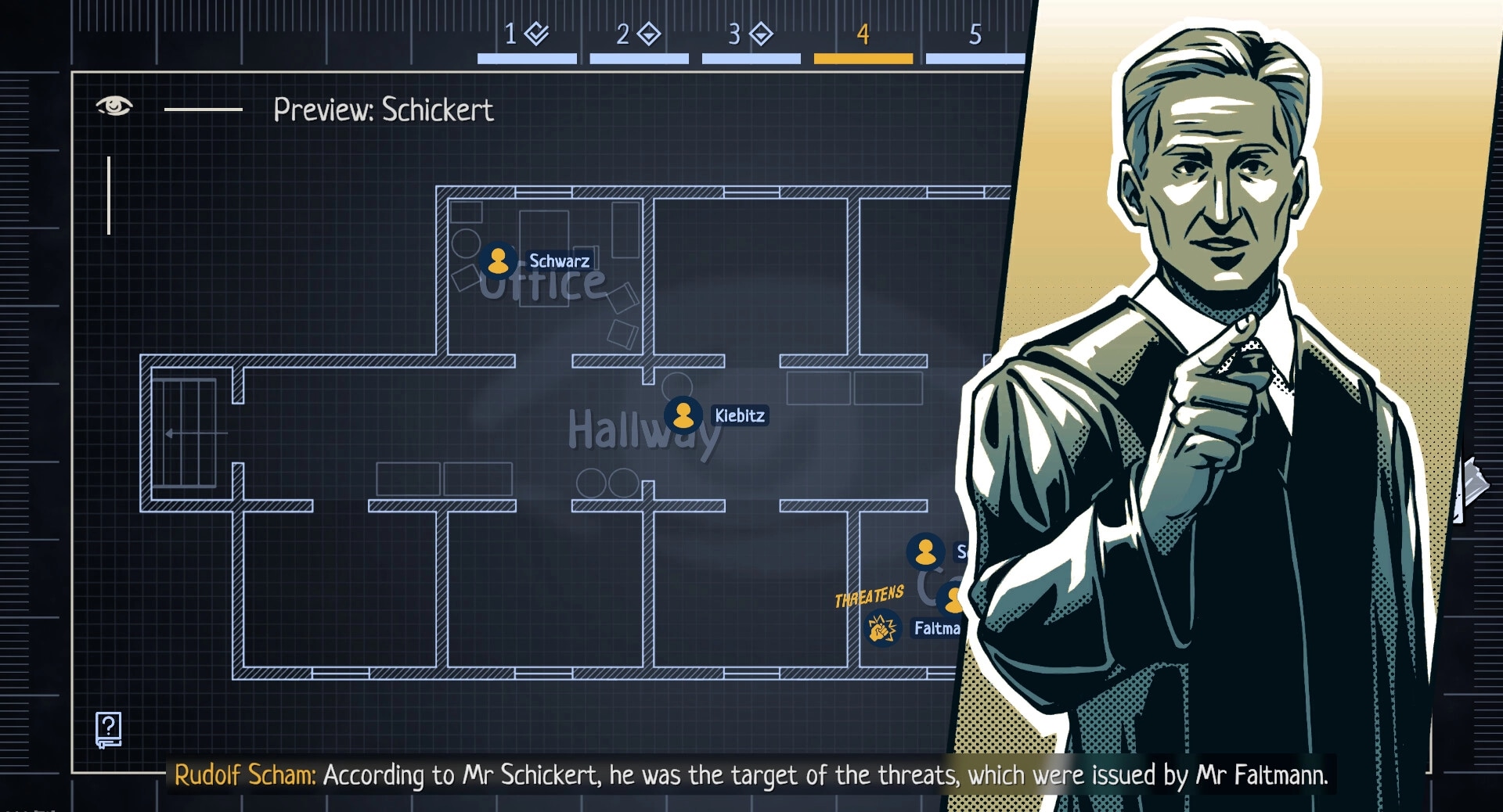 The Darkest Files: Screenshot showing game interface and gameplay elements