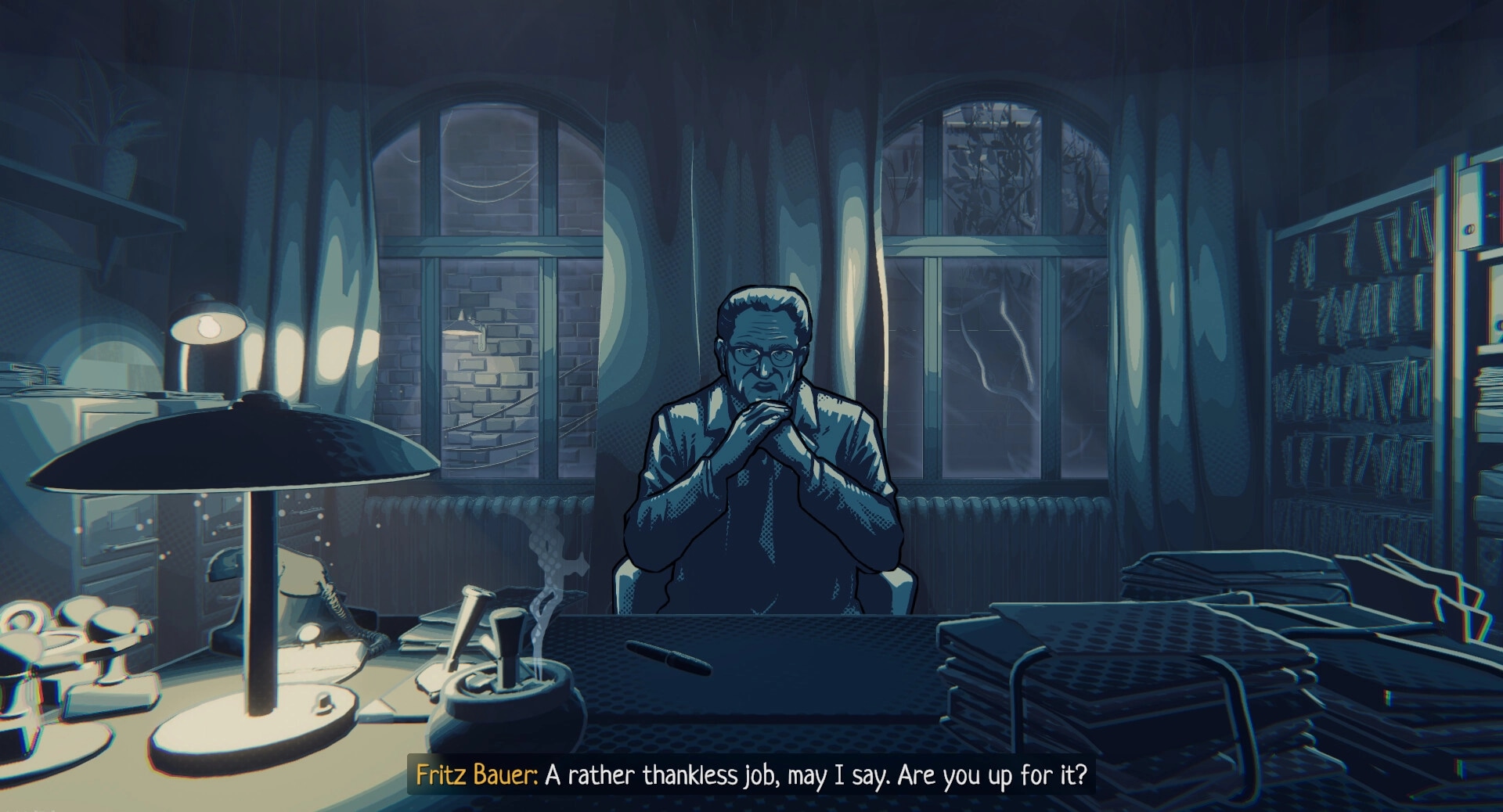 The Darkest Files: Screenshot showing game interface and gameplay elements
