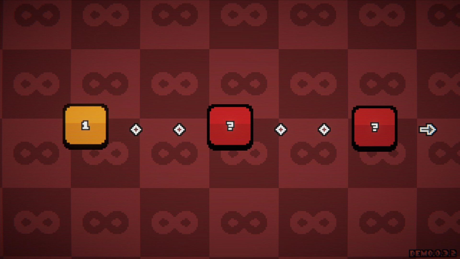 The Loopler: Level path UI with a yellow 1 node and red question nodes on a red grid map.