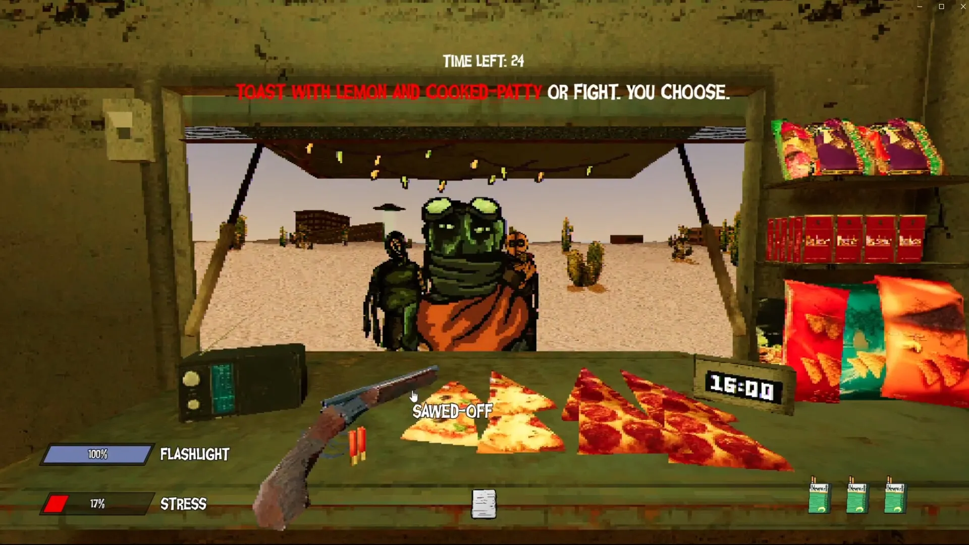 Wasteland Bites: Serve mutant a meal or fight with sawed-off in desert food truck setting