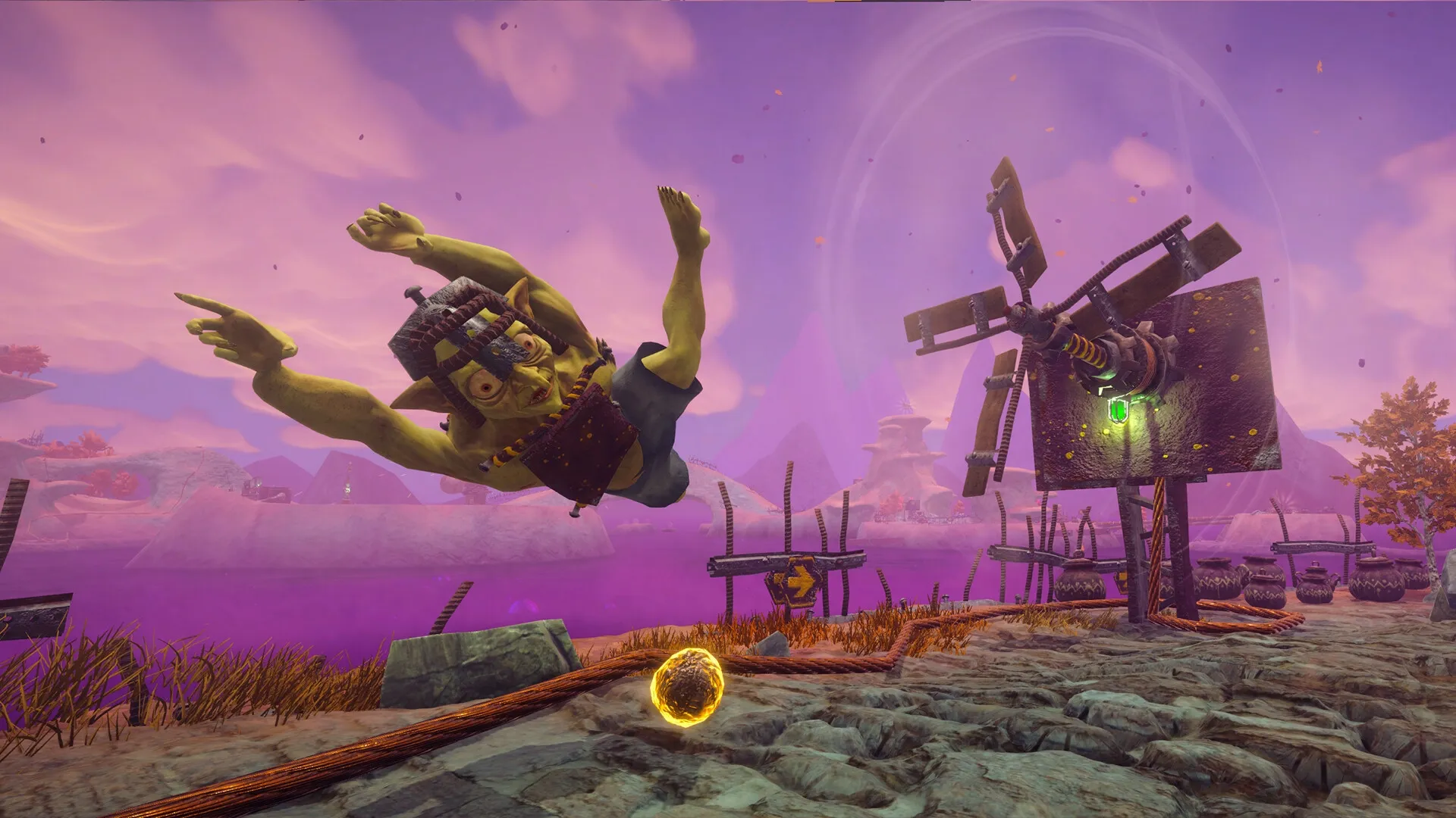 Watch Out For Goblins!: Screenshot showing game interface and gameplay elements