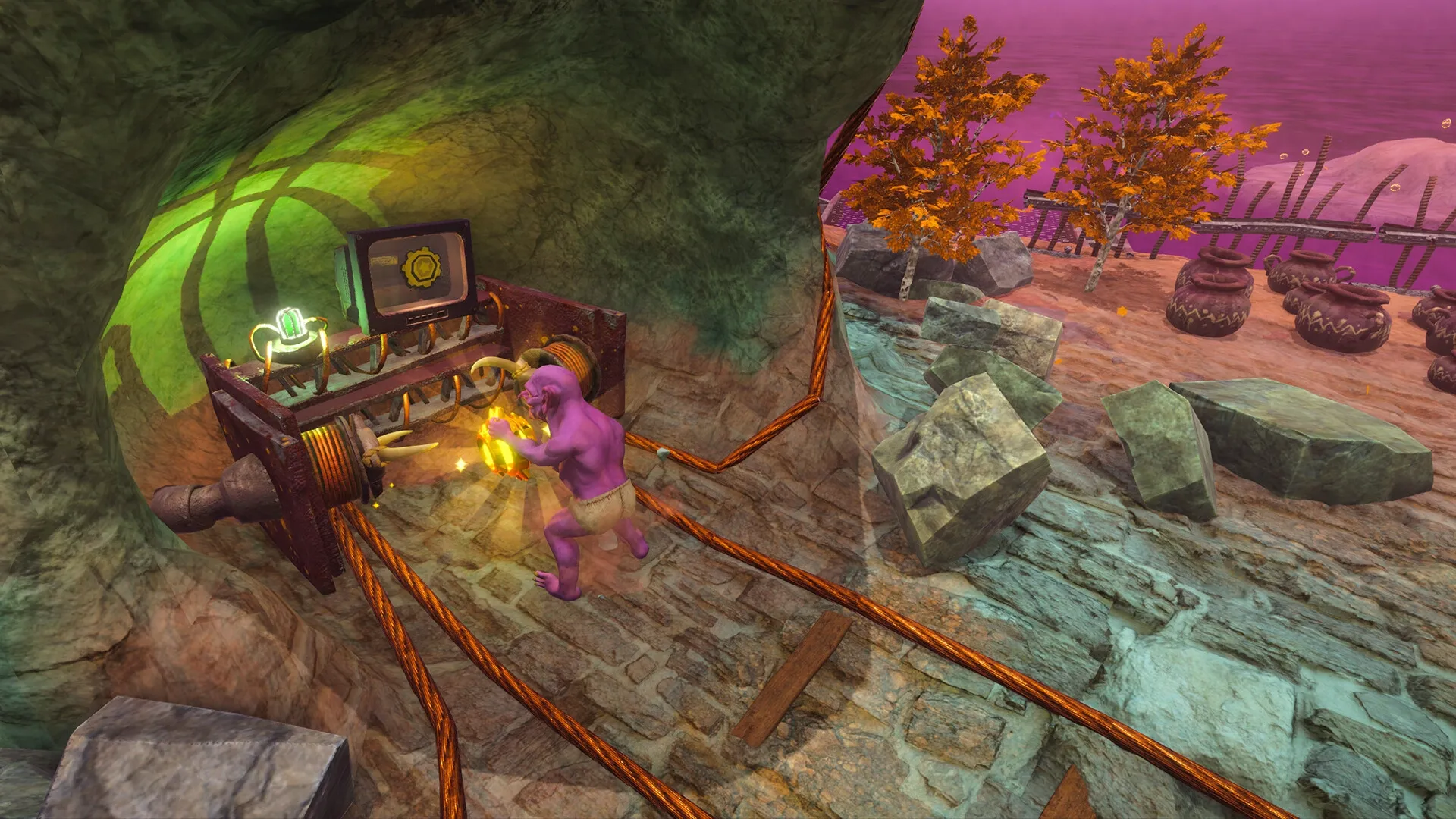 Watch Out For Goblins!: Screenshot showing game interface and gameplay elements