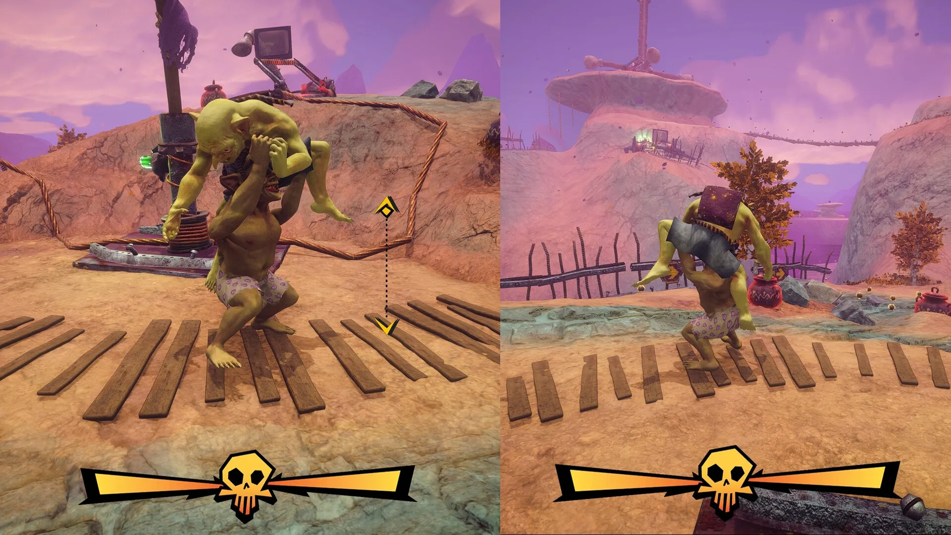Watch Out For Goblins!: Screenshot showing game interface and gameplay elements