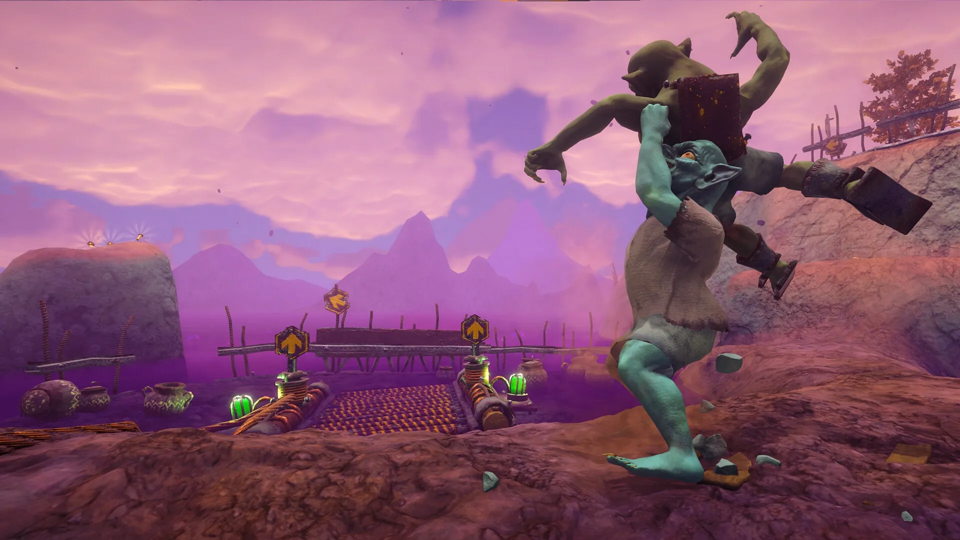 Watch Out For Goblins!: Screenshot showing game interface and gameplay elements