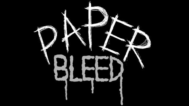Paper Bleed: Handwritten with drips resembling ink or paint splatters.