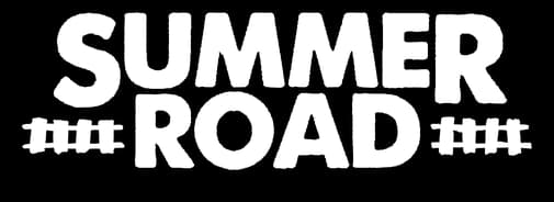 SUMMER ROAD 10-Minute Auto Roguelite: Bold block lettering with distressed edges.