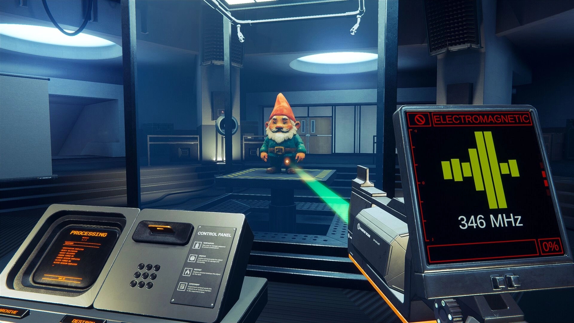Anomaly Control Simulator - pemindaian EMF menggunakan alat multi-fungsi